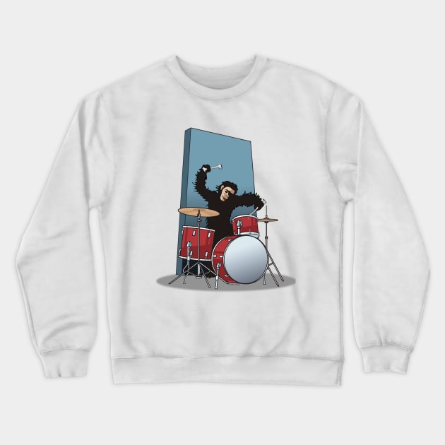 Drummer Crewneck Sweatshirt by jaytee